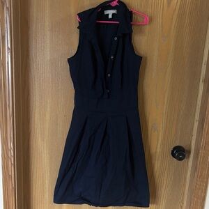 Banana Republic Navy Sleeveless Mini Dress